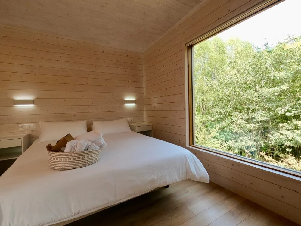 Cabañas de madera románticas